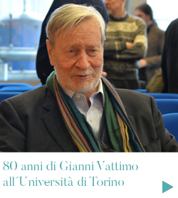 80 anni Gianni Vattimo